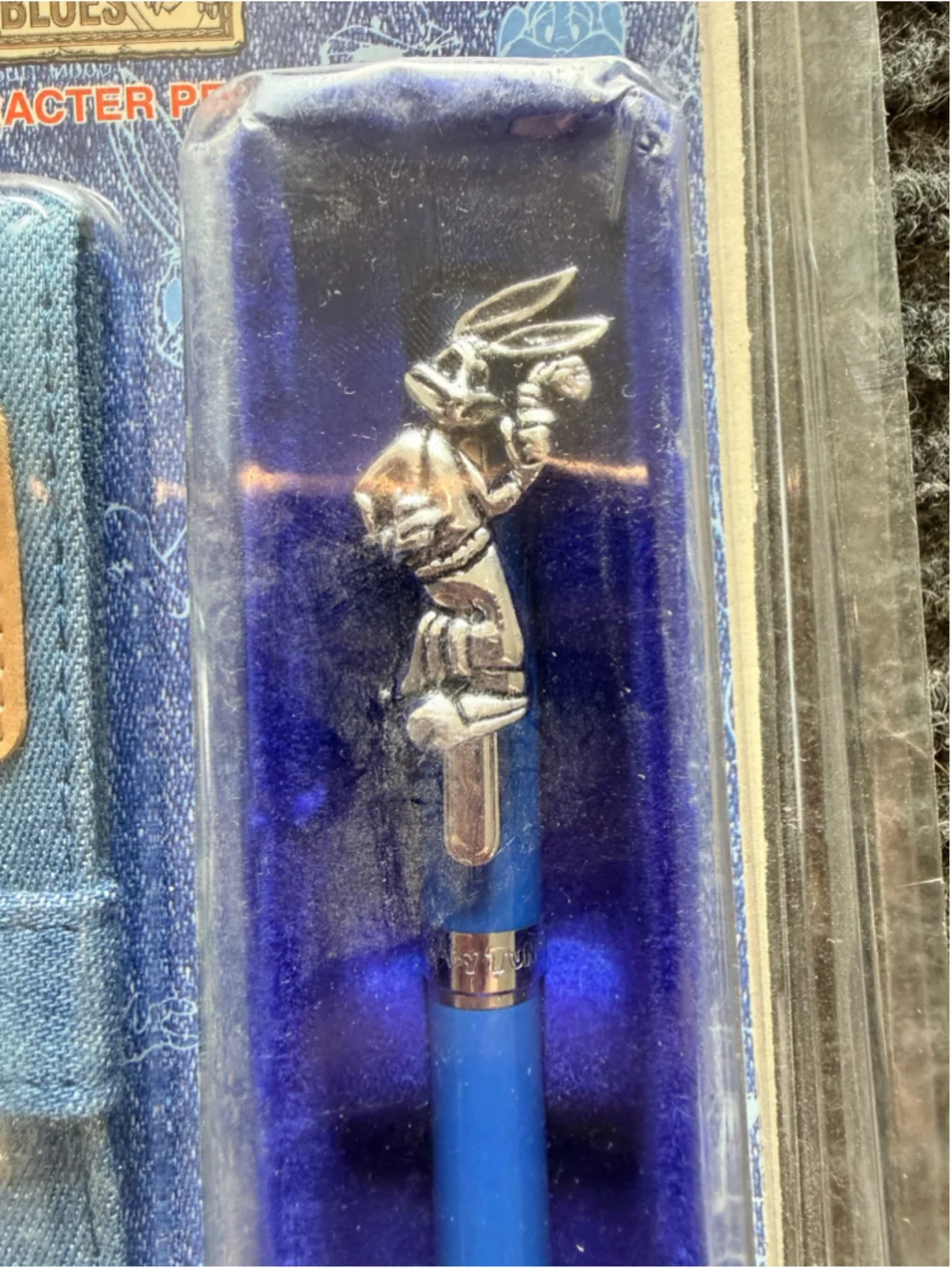 Vintage Looney Tunes Blues Bugs Bunny Solid Brass Character Pen NOS Sealed